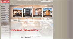 Desktop Screenshot of barakk.hu